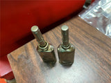 Antique Made in USA Lot of 2 Pocket Watch Oiler Thumb Screw Pat April 23, 1895