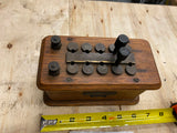 Vtg Antique Manhatten Electronics resistance substitution box field lab Work!