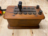 Vtg Antique Manhatten Electronics resistance substitution box field lab Work!