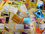 Bag of 80+ Pokémon Cards: Various Generations, colors, and characters