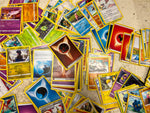 Bag of 80+ Pokémon Cards: Various Generations, colors, and characters