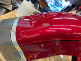 Front Fender Assy Harley Ultra Classic Glide Maroon Trim Emblems Black orange Pi