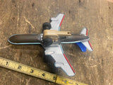 Vtg Friction airplane Marusyo Tin toy Lot Japan 1960's Boeing 727 AA american ai