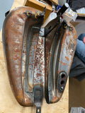 Harley Softail Gas Tank 2000-2006 Air Craft Caps FI Fatboy Heritage Springer NEW