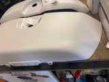 Denim white Saddlebag Lid Indian Chief Chieftan Vintage Left OE Factory 5455122-