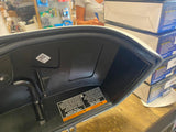 Denim white Saddlebag Lid Indian Chief Chieftan Vintage Left OE Factory 5455122-