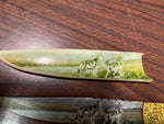 VTG Fixed Blade Howling Wolves Double Design Sheathed Knife 12"