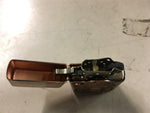 PII KOREA LIGHTER 3D Skull w Bandana Motorcycle & Girl Posing RARE copper look!!