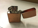 PII KOREA LIGHTER 3D Skull w Bandana Motorcycle & Girl Posing RARE copper look!!