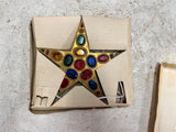 vtg 1960s 120v Electrified Tree Top Star Tested and working Xmas Decoration