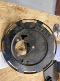 Vtg OEM Servicar Air Cleaner Back Plate 45" Flathead WL WLA Linkert Carb Harley
