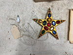 vtg 1960s 120v Electrified Tree Top Star Tested and working Xmas Decoration