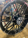 Chrome Black Fugative Front Mag Wheel Harley Bagger FLH 19x3.50 Street Road Glid