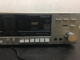 Vintage Electronic Realistic SCT-60 High Speed Dub Dual Cassette Deck tested