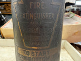 vtg Antique brass & copper Keystone Fire Extinguisher James Boyd & Bro Philli PA
