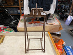 VTG Antique Pre-1900 Primitive Solid Metal Butter Churn Rustic Decor Collectible