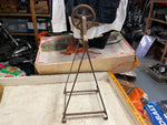 VTG Antique Pre-1900 Primitive Solid Metal Butter Churn Rustic Decor Collectible