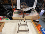 VTG Antique Pre-1900 Primitive Solid Metal Butter Churn Rustic Decor Collectible