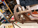 VTG Antique Pre-1900 Primitive Solid Metal Butter Churn Rustic Decor Collectible
