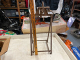 VTG Antique Pre-1900 Primitive Solid Metal Butter Churn Rustic Decor Collectible