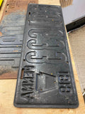 Antique 1919 License plate Pa Penn Vintage Car Truck Hot Rod Nice Shape Collecti