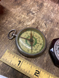 Vtg "GIRL SCOUTS" Official Compass" Antique collectible White Green Face America