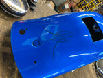 Harley Rear Fender Blue Touring Bagg Ultra classic Limited 2009^ FLH Glide Nice!