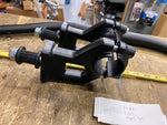 Tapered Black handlebars Drag Risers Harley FXDR OEM Factory Stock T/O M8 Softai