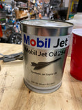 Metal Oil Can Mobile Jet Airplane Tin Empty Collectible Great Graphix