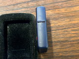 VTG 1996 Unfired Camel Stained Glass Navy Blue Matte Zippo Lighter