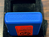 VTG 2000 Unfired Broken Seal Circle Of Sports Blue Matte Zippo Lighter