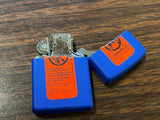 VTG 2000 Unfired Broken Seal Circle Of Sports Blue Matte Zippo Lighter