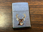 VTG 1996 Unfired Broken Seal Enameled White-tailed Deer Polished Chrome Zippo