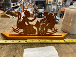 Grandma Yelling at grandpa vintage wood cutout funny handmade Holiday Gift