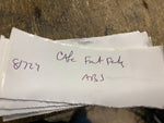 Front Fender Vtg Cafe Racer Honda CB Kawasaki KZ Custom Motorcycle 5" VFR Choppe