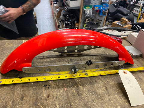 Front Fender Vtg Road Racer Honda CB Kawasaki KZ Custom Motorcycle 5" VFR Choppe