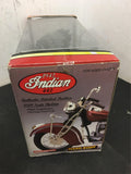 Vintage Tootsie Toy 42" Indian 442 diecast blue 1/10th NIB Replica unopened box