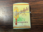Vintage Lighter Chesterfield Royalite Cigarette Flip Top W/ Original Box NIB