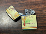 Vintage Lighter Chesterfield Royalite Cigarette Flip Top W/ Original Box NIB