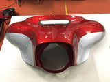 Ember Red Sunglo Brilliant Silver Outer Fairing Harley FLHX Ultra Cl Glide 2014^