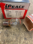 Vtg Peace Light Bulb Fog Light Passing Lamp Auto Truck Single Filament 50w ba-15