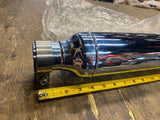Vtg Paughco Muffler Panhead Knucklehad Cigar Police Style Harley Shovelhead FLH