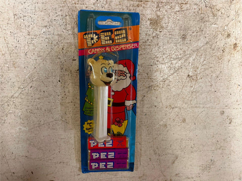 vtg 1985 pez Christmas Polar Bear candy dispenser