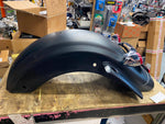 Rear Fender Harley Denim Black FLHX FLTR Road Street Glide fascia lights Assy!