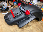 Rear Fender Harley Denim Black FLHX FLTR Road Street Glide fascia lights Assy!