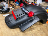 Rear Fender Harley Denim Black FLHX FLTR Road Street Glide fascia lights Assy!