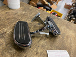 Swept Fooboard Passenger Boards Harley Touring FLH Road Street Glide King chrome