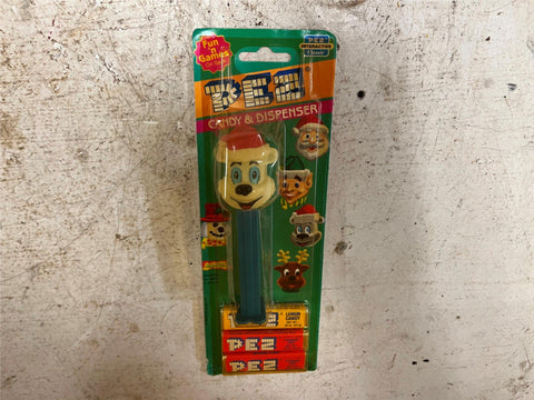 vtg 2002 pez christmas polar bear candy dispenser