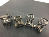 Vintage brass toy pencil sharpener lot 4 model T rolling car model poker machine