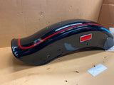 Springer Softail Rear Fender FXSTS 1989 Black Red Pin bobtail Factory paint OEM